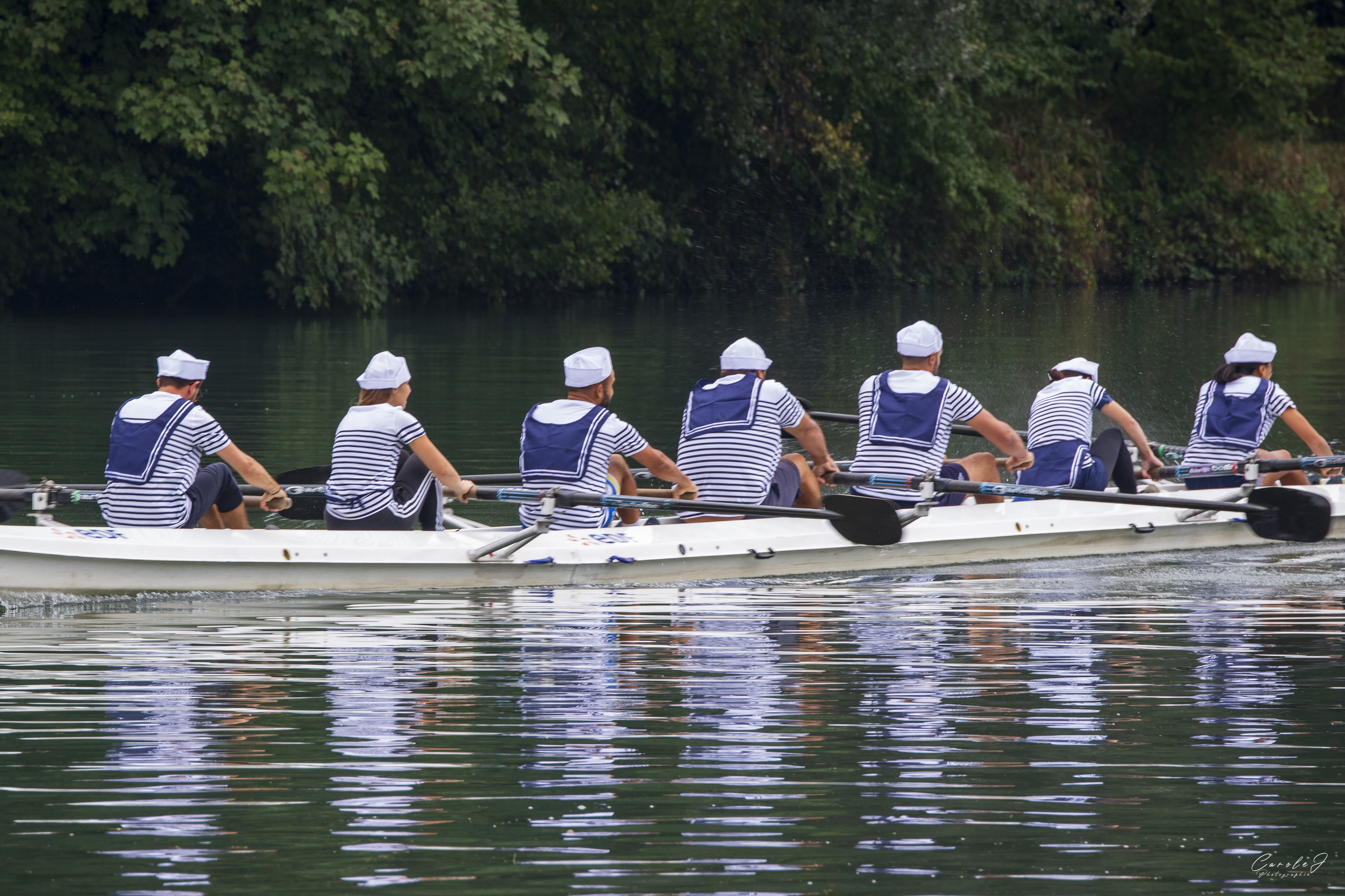 Challenge aviron — équipe Ambulances Ferlin